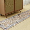 thumbnail image 1 of Unique Loom Eco Traditional Collection Area Rug - Animate (2' 7" x 12' Runner Almond Beige/Black), 1 of 6