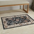 thumbnail image 1 of Unique Loom Eco Traditional Collection Area Rug - Animate (2' x 3' Rectangle Charcoal Gray/Gray), 1 of 7
