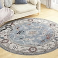 thumbnail image 1 of Unique Loom Eco Traditional Collection Area Rug - Animate (3' 3" Round Harbor Blue/Beige), 1 of 6