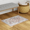 thumbnail image 1 of Unique Loom Eco Traditional Collection Area Rug - Animate (4' x 6' Rectangle Dusty Rose/Black), 1 of 7