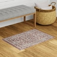 thumbnail image 1 of Unique Loom Eco Traditional Collection Area Rug - Coherance (2' x 3' Rectangle Dusty Rose/Ivory), 1 of 7