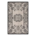thumbnail image 1 of Unique Loom Eco Traditional Collection Area Rug - Salvage (5' 3" x 8' Rectangle Ivory/Black), 1 of 8