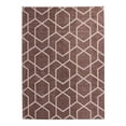 thumbnail image 1 of Unique Loom Eco Trellis Collection Area Rug - Mondo (10' x 13' Rectangle Dusty Rose/Ivory), 1 of 12
