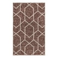 thumbnail image 1 of Unique Loom Eco Trellis Collection Area Rug - Mondo (2' x 3' Rectangle Dusty Rose/Ivory), 1 of 12