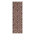 thumbnail image 1 of Unique Loom Eco Trellis Collection Area Rug - Mondo (2' x 6' Runner Dusty Rose/Ivory), 1 of 11