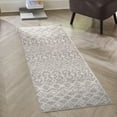 thumbnail image 1 of Unique Loom Eco Trellis Collection Area Rug - Native (2' x 6' Runner Gray/Ivory), 1 of 6