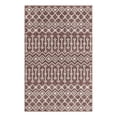thumbnail image 1 of Unique Loom Eco Trellis Collection Area Rug - Native (4' x 6' Rectangle Dusty Rose/Ivory), 1 of 11