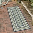 thumbnail image 1 of Unique Loom Baja Outdoor Collection Area Rug - Ensenada (2' x 3' 11" Runner Blue/Navy Blue), 1 of 7