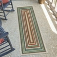 thumbnail image 1 of Unique Loom Baja Outdoor Collection Area Rug - Ensenada (2' x 7' 1" Runner Multi/Brown), 1 of 6