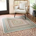 thumbnail image 1 of Unique Loom Baja Outdoor Collection Area Rug - Ensenada (10' Square Multi/Brown), 1 of 7