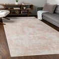 thumbnail image 1 of Unique Loom Eos Collection Area Rug - Borealis (10' x 14' 1" Rectangle Carnation Pink/Ivory), 1 of 7