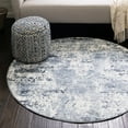 thumbnail image 1 of Unique Loom Eos Collection Area Rug - Borealis (3' Round Vintage Blue/Ivory), 1 of 7