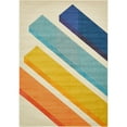 thumbnail image 1 of Unique Loom Estrella Abstract Modern Area Rugs, Blue, 1 of 8