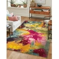 thumbnail image 1 of Unique Loom Estrella Collection Area Rug - Barris (3' 3" x 5' 3" Rectangle Multi/Beige), 1 of 7