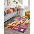 thumbnail image 1 of Unique Loom Estrella Collection Area Rug - Demi (10' 6" x 16' 5" Rectangle Multi/Beige), 1 of 7