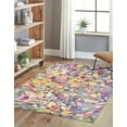 thumbnail image 1 of Unique Loom Estrella Collection Area Rug - Gracia (5' 1" x 8' Rectangle Multi/Beige), 1 of 7