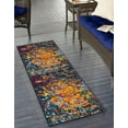 thumbnail image 1 of Unique Loom Estrella Collection Area Rug - Guell (2' 7" x 10' Runner Multi/Blue), 1 of 7