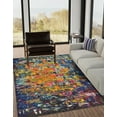 thumbnail image 1 of Unique Loom Estrella Collection Area Rug - Guell (5' 1" x 8' Rectangle Multi/Blue), 1 of 7