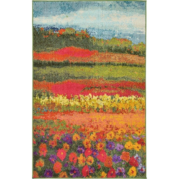 Unique Loom Landis Estrella Rug, Multi (3' 3 x 5' 3)