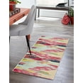 thumbnail image 1 of Unique Loom Estrella Collection Area Rug - Laurnell (2' 7" x 10' Runner Pink/Orange), 1 of 7