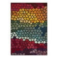 thumbnail image 1 of Unique Loom Estrella Collection Area Rug - Madrid (7' 1" x 10' Rectangle Multi/Cream), 1 of 8