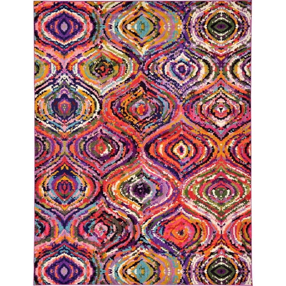 Unique Loom Magnolia Estrella Rug, Multi (9' 0 x 12' 0)