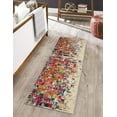 thumbnail image 1 of Unique Loom Estrella Collection Area Rug - Mila (2' 2" x 6' 9" Runner Multi/Beige), 1 of 7