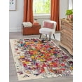 thumbnail image 1 of Unique Loom Estrella Collection Area Rug - Mila (7' 1" x 10' Rectangle Multi/Beige), 1 of 7