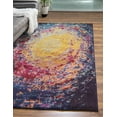 thumbnail image 1 of Unique Loom Estrella Collection Area Rug - Rome (9' x 12' 2" Rectangle Multi/Brown), 1 of 7