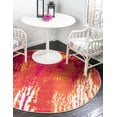 thumbnail image 1 of Unique Loom Estrella Collection Area Rug - Sebastia (8' Round Multi/Cream), 1 of 7