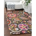 thumbnail image 1 of Unique Loom Estrella Collection Area Rug - Tuscany (3' 3" x 5' 3" Rectangle Brown/Orange), 1 of 7