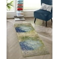 thumbnail image 1 of Unique Loom Estrella Collection Area Rug - Vella (2' x 8' Runner Blue/Gray), 1 of 7