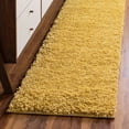 thumbnail image 1 of Unique Loom Everyday Shag Collection Area Rug - Solid (2' 6" x 10' Runner Yellow), 1 of 5