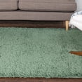 thumbnail image 1 of Unique Loom Everyday Shag Collection Area Rug - Solid (3' 3" x 5' 3" Rectangle Green), 1 of 6