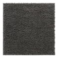 thumbnail image 1 of Unique Loom Everyday Shag Collection Area Rug - Solid (5' Square Dark Gray), 1 of 8