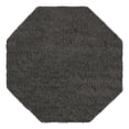 thumbnail image 1 of Unique Loom Everyday Shag Collection Area Rug - Solid (7' 10" Octagon Dark Gray), 1 of 8