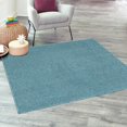 thumbnail image 1 of Unique Loom Everyday Solid Collection Area Rug - Mono (3' 3" Square Aquamarine Blue), 1 of 6