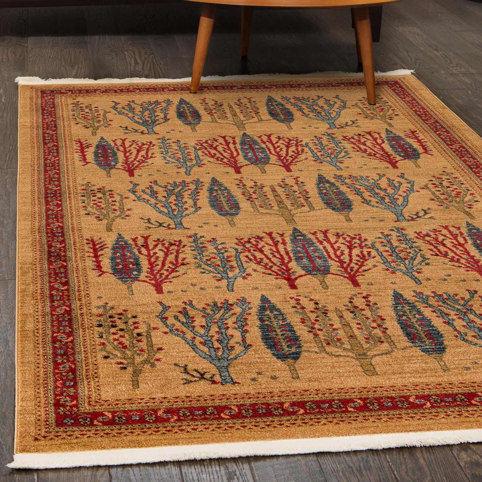 Fars Collection Area Rug Unique Loom Fars Collection Area Rug - Mesquite (5' 1