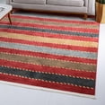 thumbnail image 1 of Unique Loom Fars Collection Area Rug - Monterey (10' Square Multi/Rust Red), 1 of 7