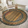 thumbnail image 1 of Unique Loom Fars Collection Area Rug - Pasadena (5' Round Blue/Light Blue), 1 of 6