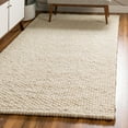 thumbnail image 1 of Unique Loom Felt Ball Collection Area Rug - Cloud (4' 1" x 6' 1" Rectangle Ivory), 1 of 10