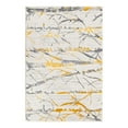 thumbnail image 1 of Unique Loom Finsbury Collection Area Rug - Anne (2' x 3' Rectangle Yellow and Gray/Ivory), 1 of 11