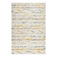 thumbnail image 1 of Unique Loom Finsbury Collection Area Rug - Anne (5' 3" x 8' Rectangle Yellow and Gray/Ivory), 1 of 11