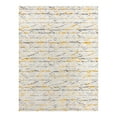 thumbnail image 1 of Unique Loom Finsbury Collection Area Rug - Anne (9' x 12' Rectangle Yellow and Gray/Ivory), 1 of 11