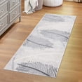 thumbnail image 1 of Unique Loom Finsbury Collection Area Rug - Camilla (2' x 8' Runner Gray/Ivory), 1 of 7