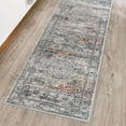 thumbnail image 1 of Unique Loom Finsbury Collection Area Rug - Charlotte (2' x 9' 10" Runner Multi/Gray), 1 of 7