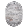 thumbnail image 1 of Unique Loom Finsbury Collection Area Rug - Charlotte (5' 3" x 8' Oval Multi/Gray), 1 of 12