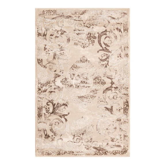 Unique Loom Finsbury Collection Area Rug - Diana (3' 3" x 5' 3" Rectangle Beige/Ivory)