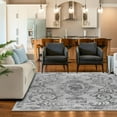 thumbnail image 1 of Unique Loom Finsbury Collection Area Rug - Diana (7' 10" Square Gray/Ivory), 1 of 7
