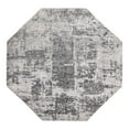 thumbnail image 1 of Unique Loom Finsbury Collection Area Rug - Elizabeth (7' 10" Octagon Gray/Ivory), 1 of 11
